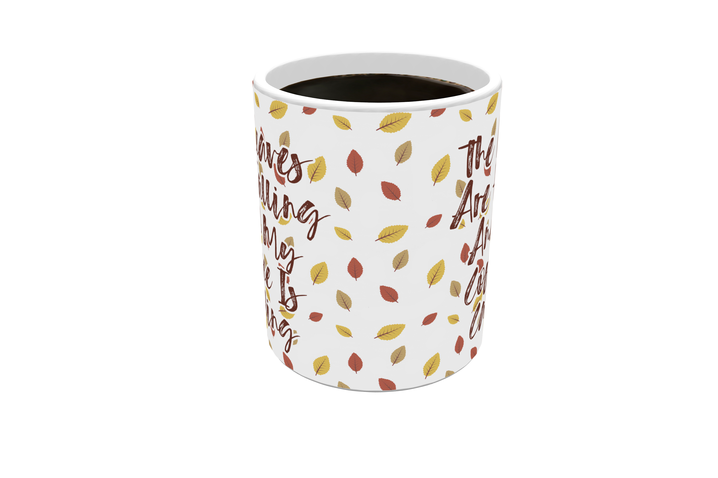 Halloween Collection (The Leaves Are Falling) 11 oz Ceramic Mug WMUG1176