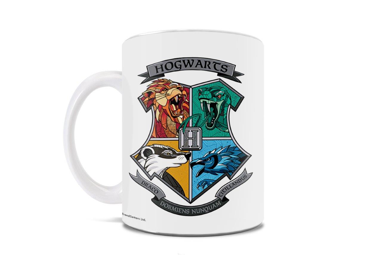 Harry Potter (Hogwarts Crest) 11 oz White Ceramic Mug WMUG1180