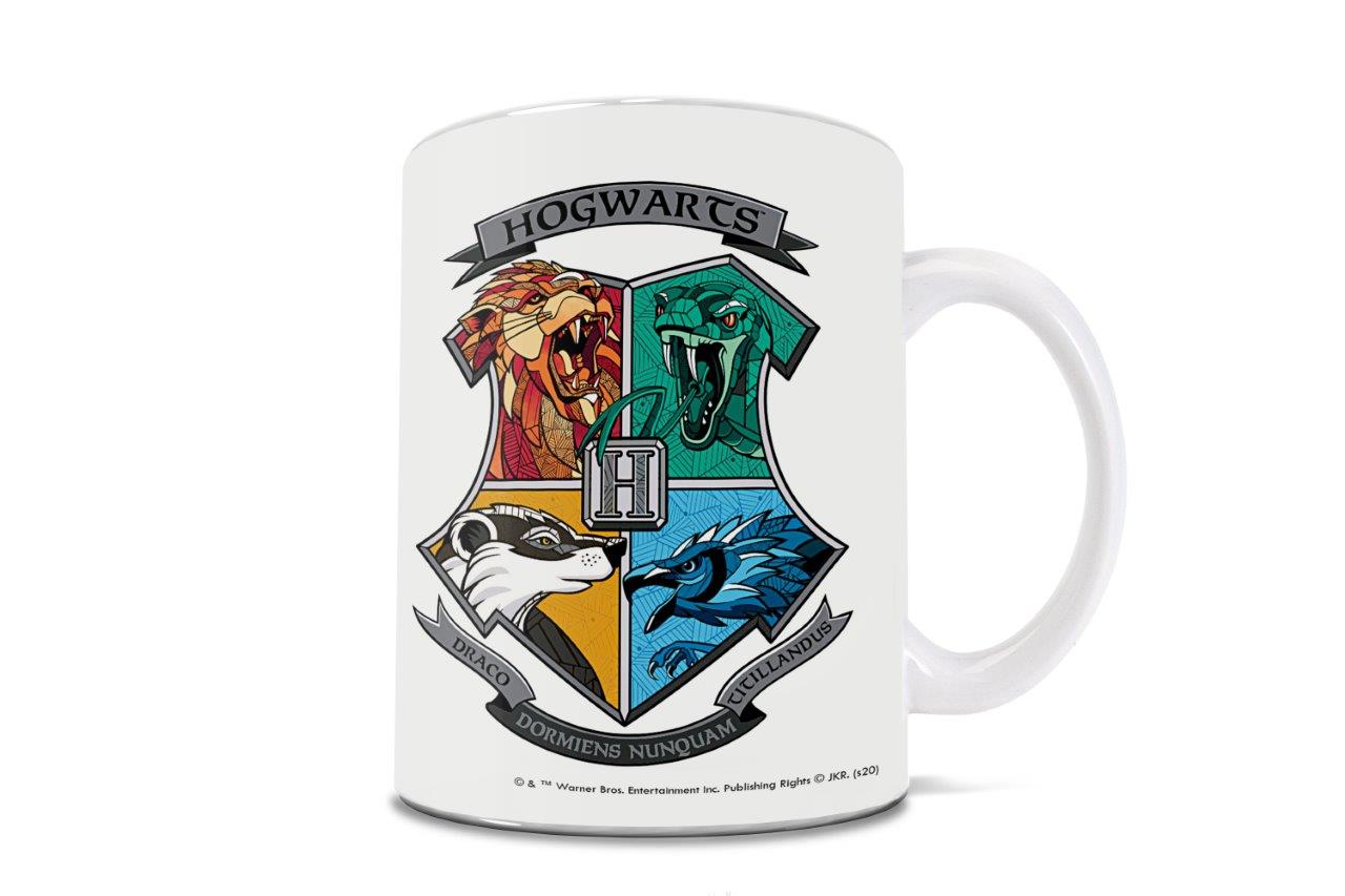 Harry Potter (Hogwarts Crest) 11 oz White Ceramic Mug WMUG1180