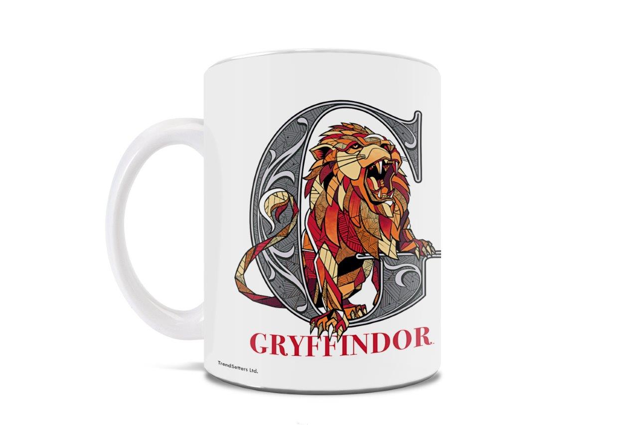 Harry Potter (Gryffindor Emblem) 11 oz White Ceramic Mug WMUG1185
