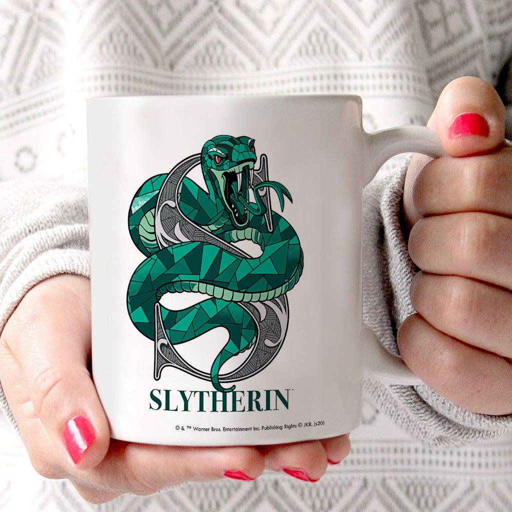Harry Potter (Slytherin Emblem) 11 oz White Ceramic Mug WMUG1186