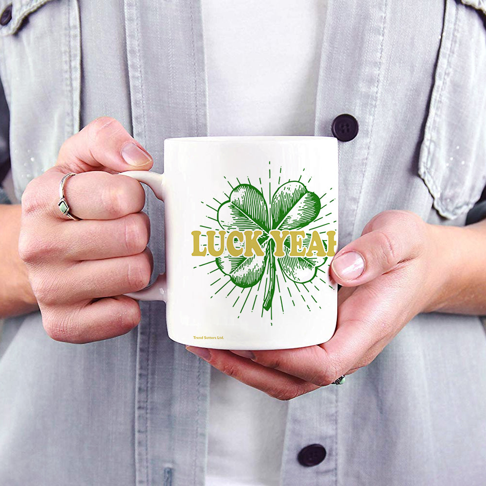 St. Patricks Day Collection (Vintage Clover) 11 oz Ceramic Mug WMUG1242