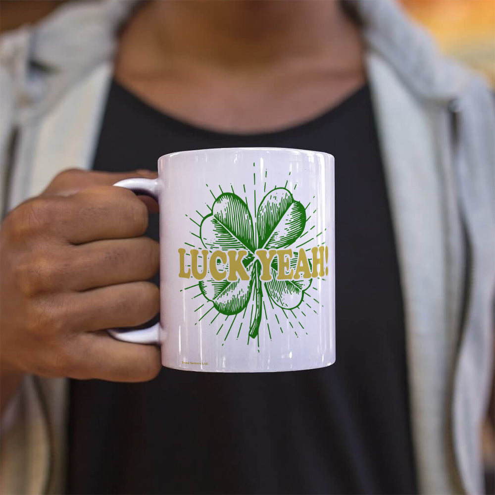 St. Patricks Day Collection (Vintage Clover) 11 oz Ceramic Mug WMUG1242