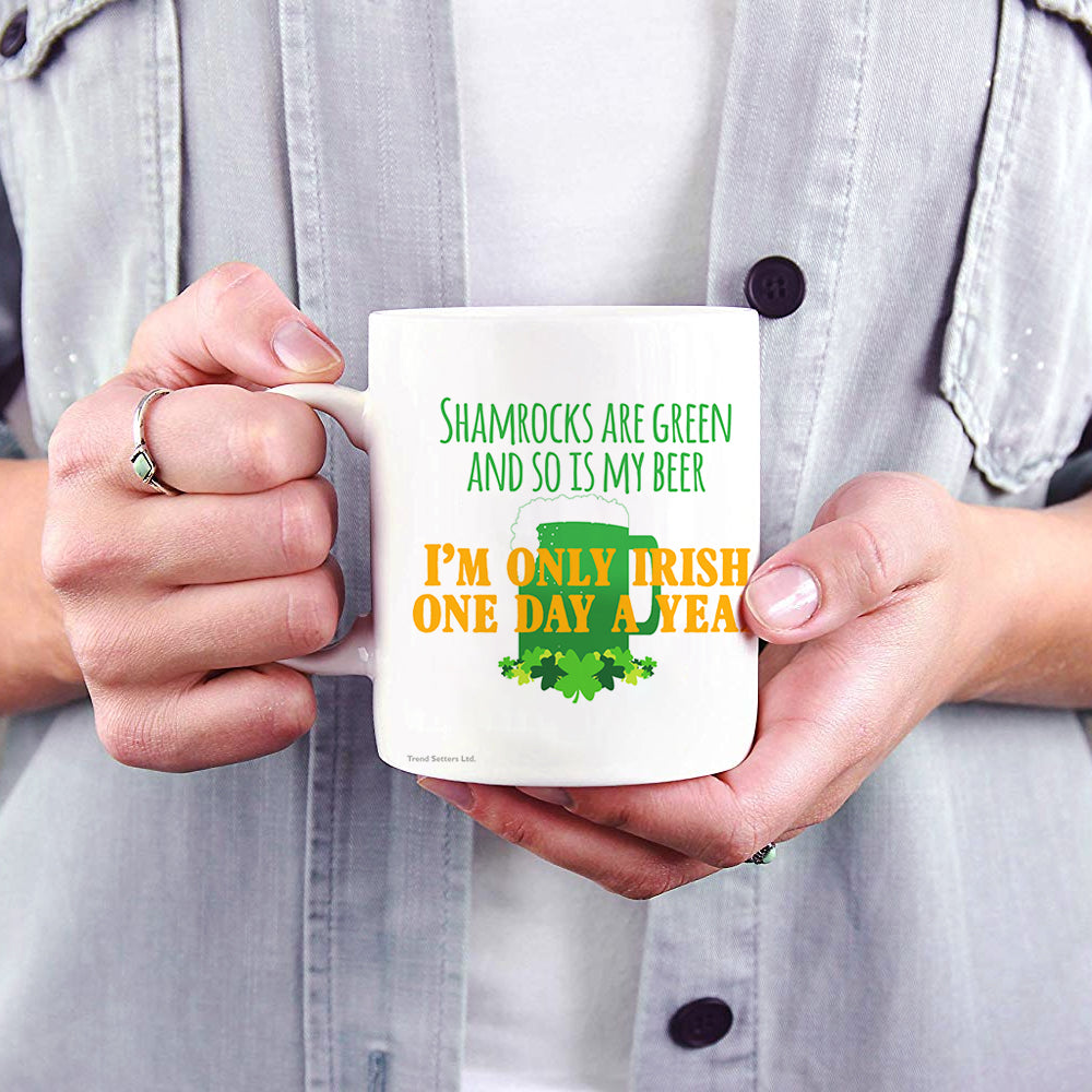 St. Patricks Day Collection (One Day A Year) 11 oz Ceramic Mug WMUG1243