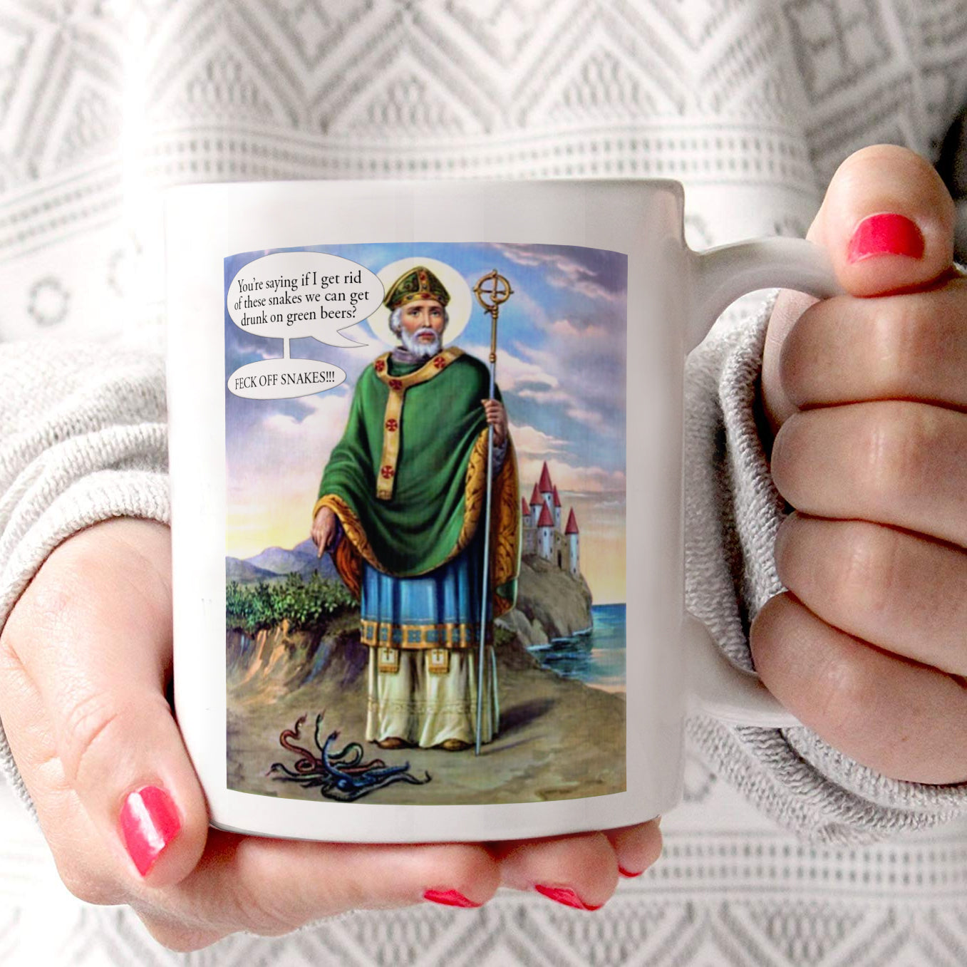 St. Patricks Day Collection (St. Patrick) 11 oz Ceramic Mug WMUG1245