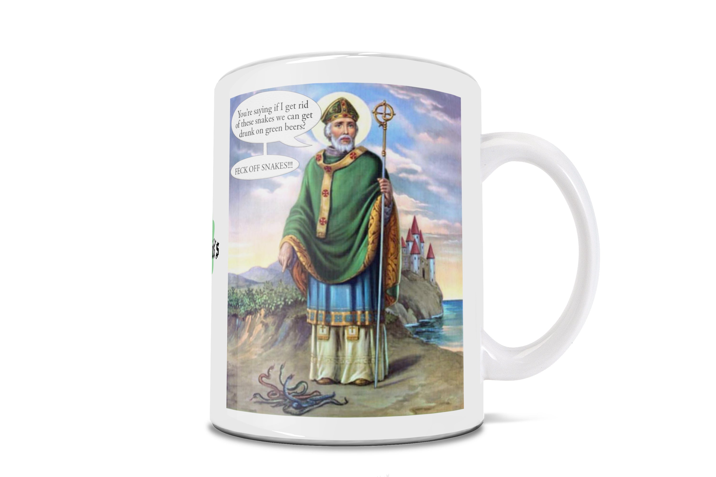 St. Patricks Day Collection (St. Patrick) 11 oz Ceramic Mug WMUG1245