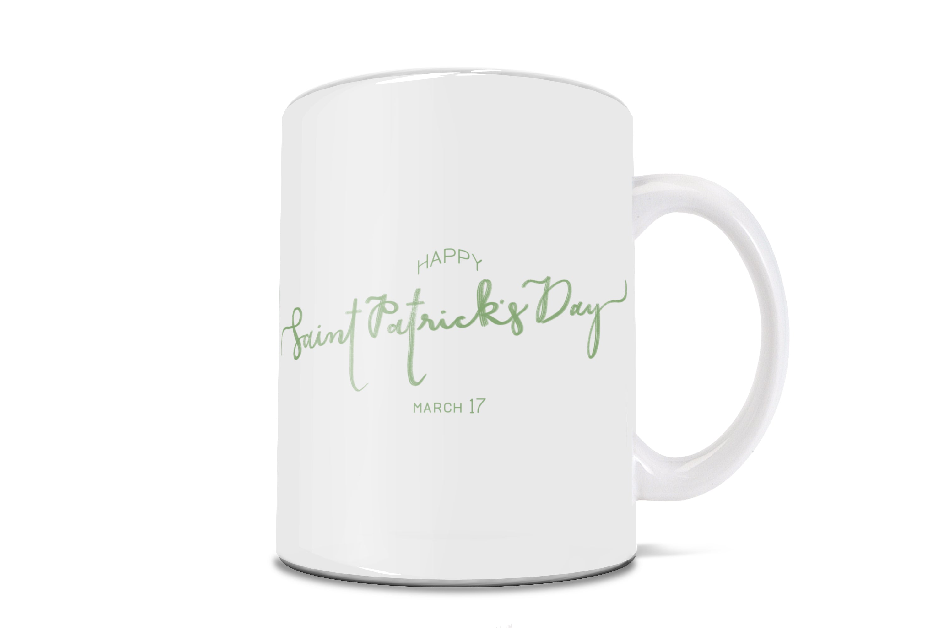 St. Patricks Day Collection (Script) 11 oz Ceramic Mug WMUG1246