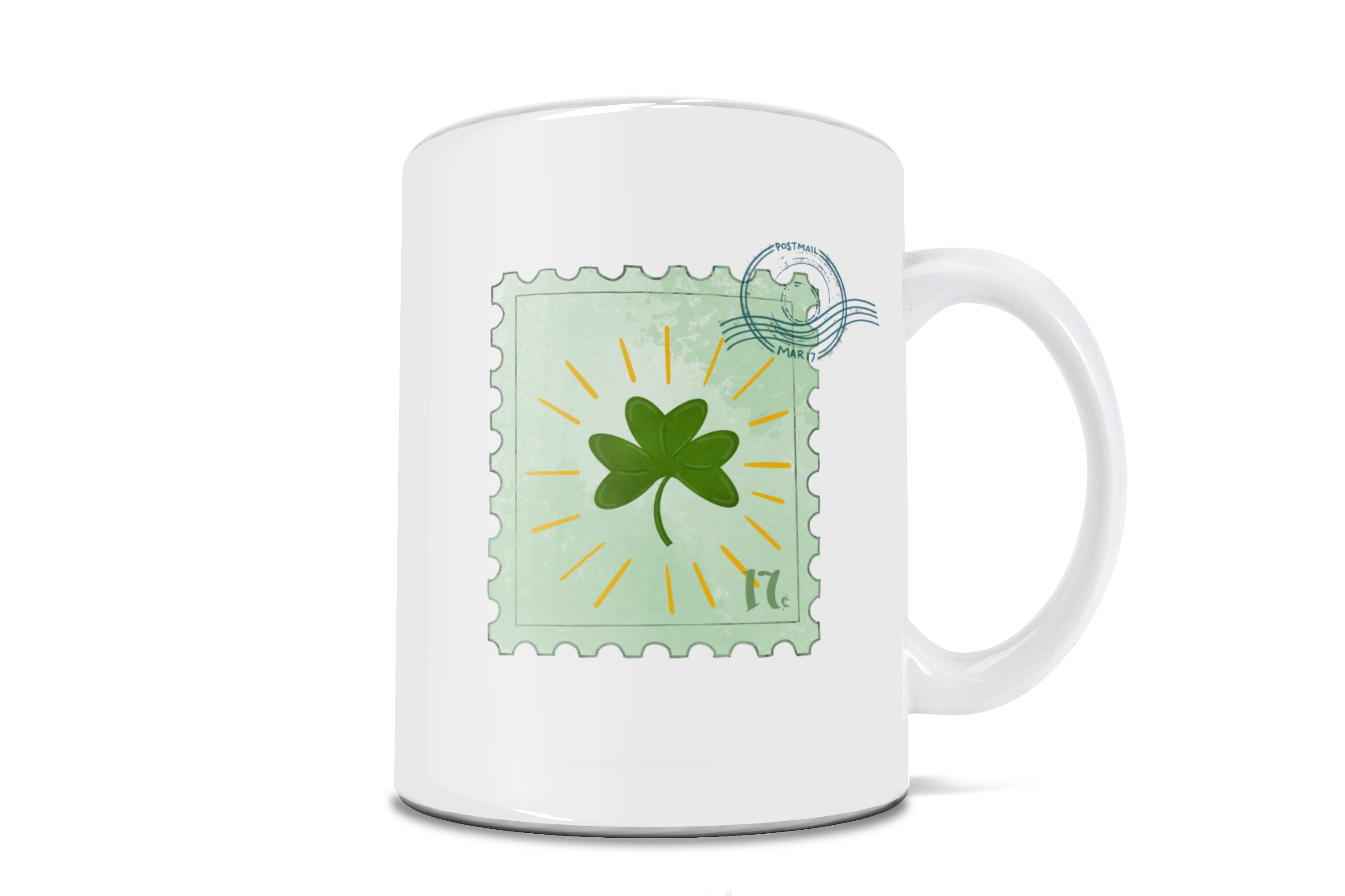St. Patricks Day Collection (Stamp) 11 oz Ceramic Mug WMUG1247