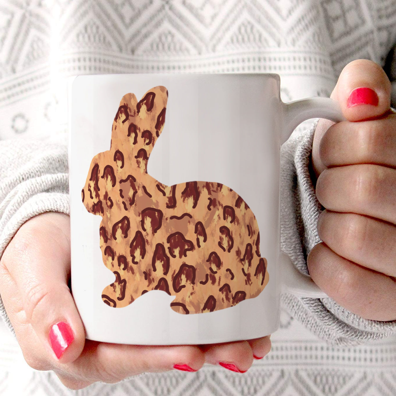 Easter Collection  (Cheetah Print) 11 oz Ceramic Mug WMUG1270