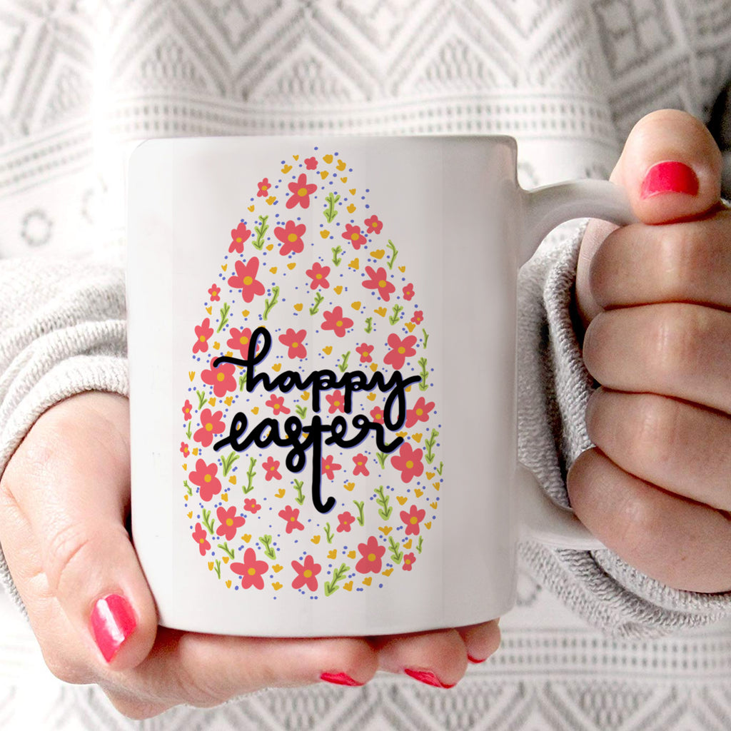 Easter Collection  (Happy Easter Pattern) 11 oz Ceramic Mug WMUG1272