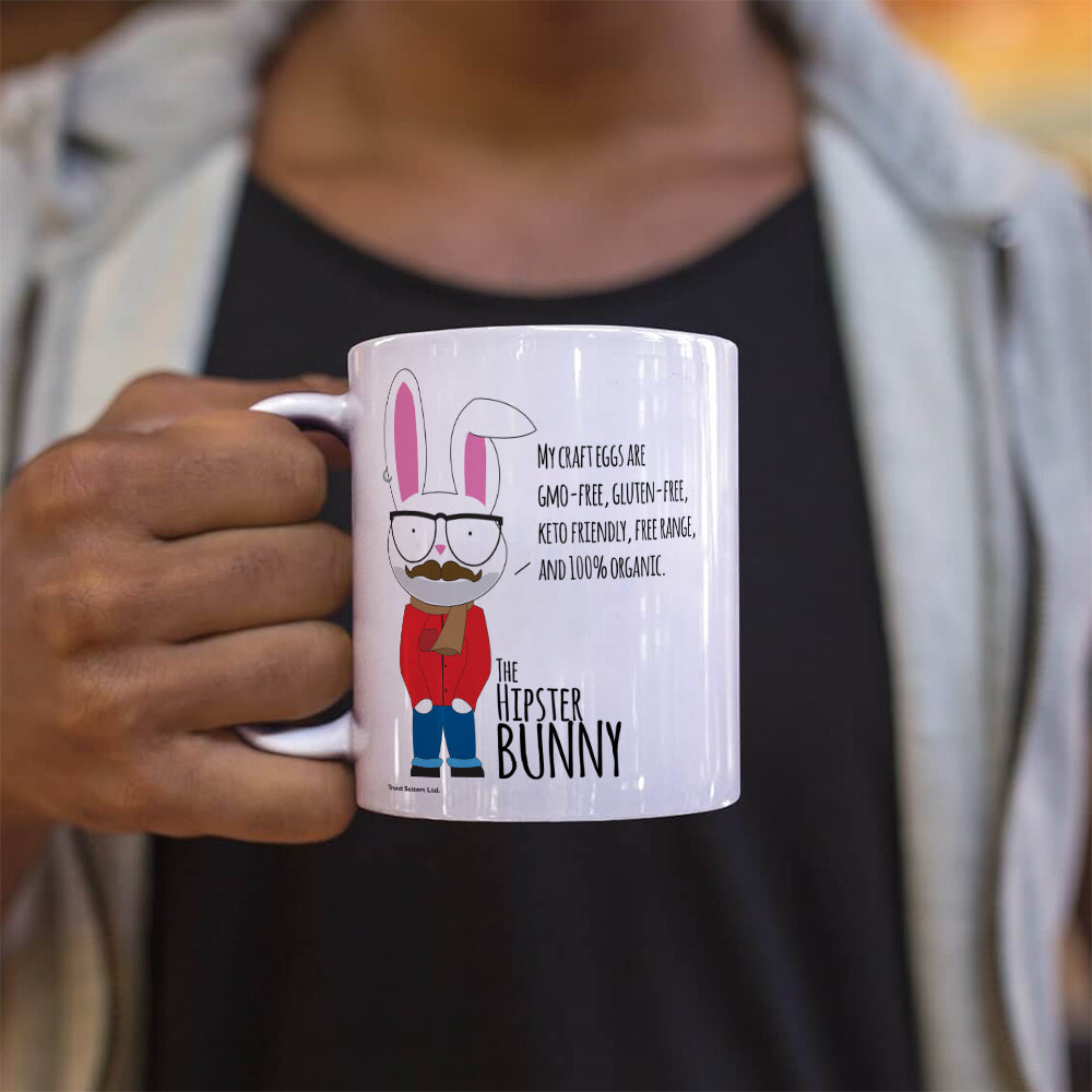 Easter Collection  (Hipster Bunny) 11 oz Ceramic Mug WMUG1274