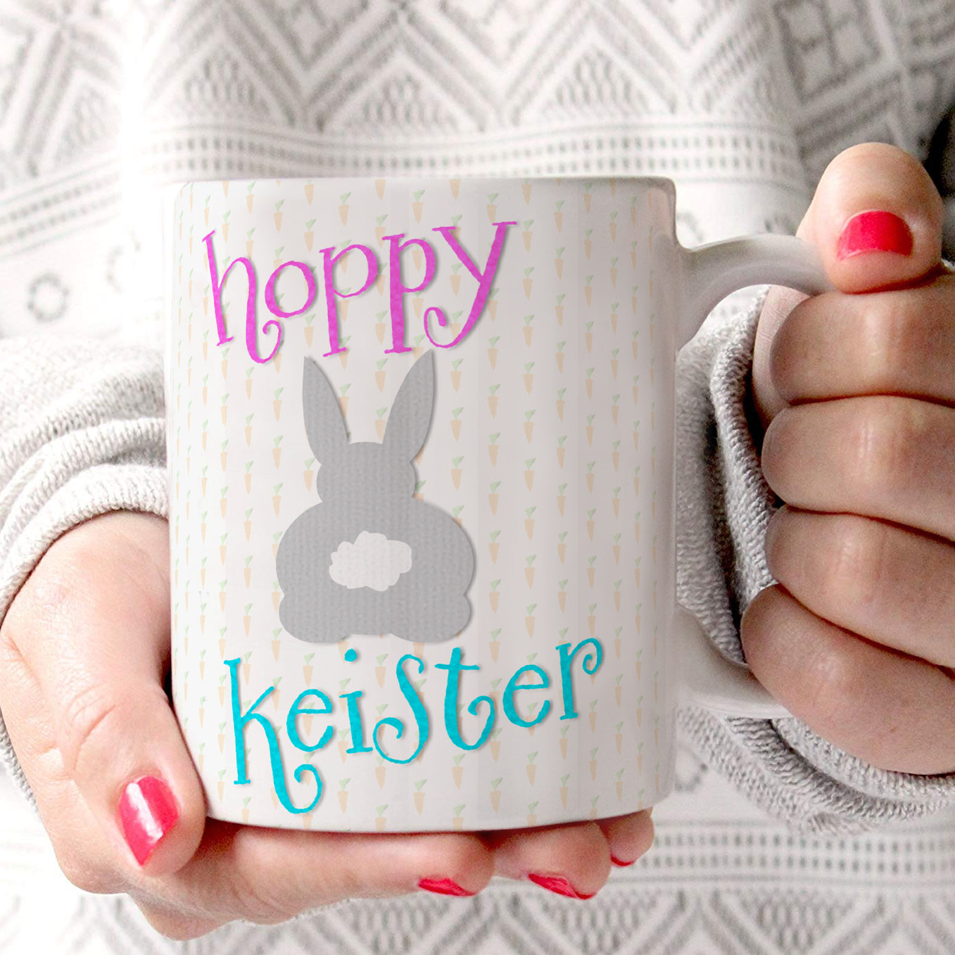 Easter Collection  (Hoppy Keister) 11 oz Ceramic Mug WMUG1277
