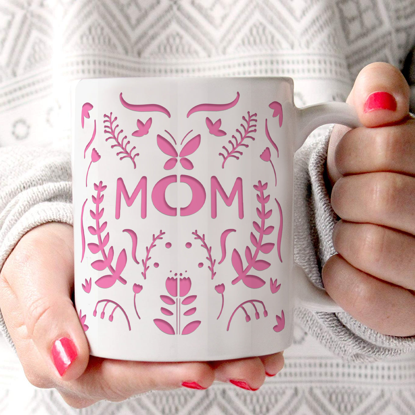 Parent Collection (Mom Paper Cutout) 11 oz Ceramic Mug WMUG1284