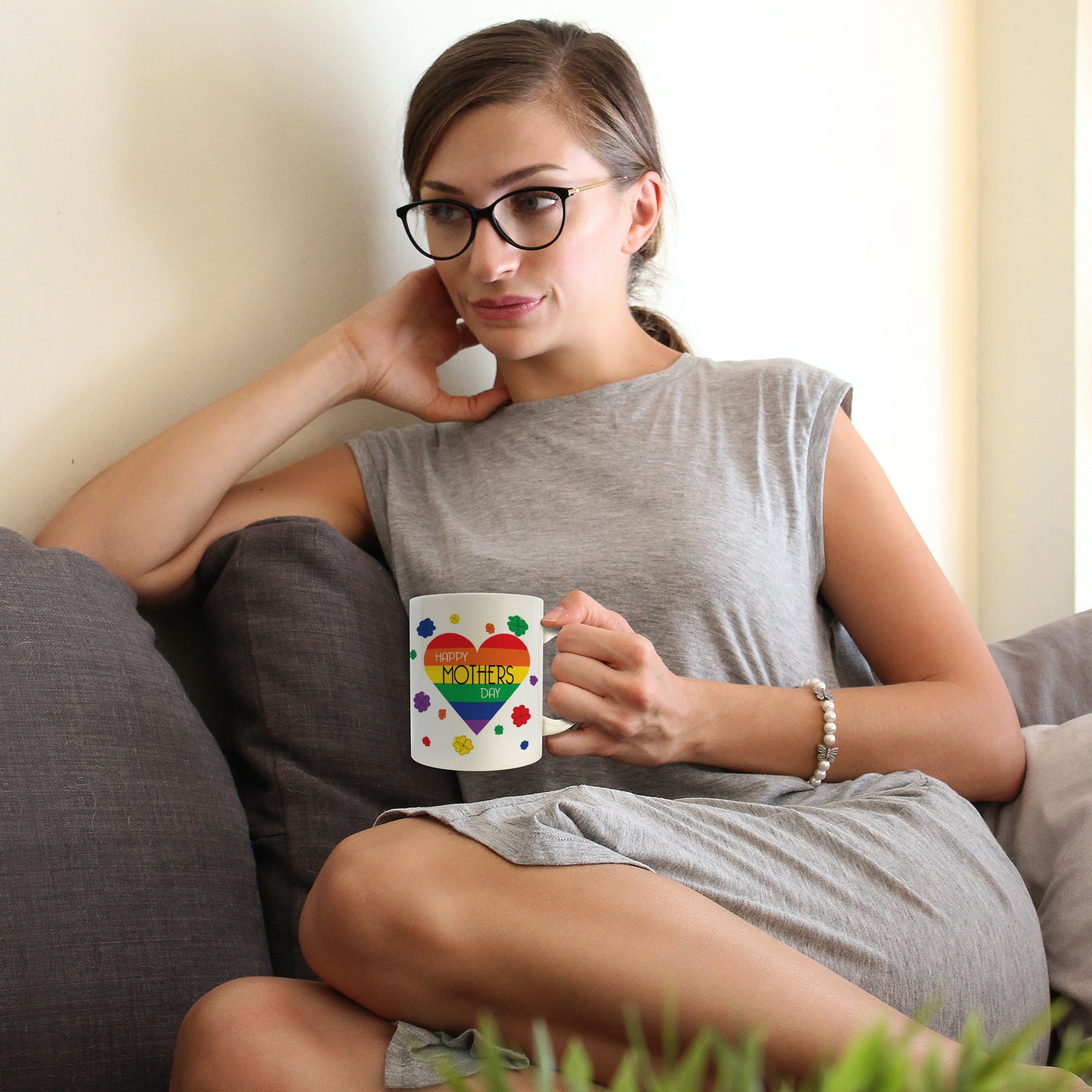 Parent Collection (Mothers Day Pride Flag) 11 oz Ceramic Mug WMUG1298