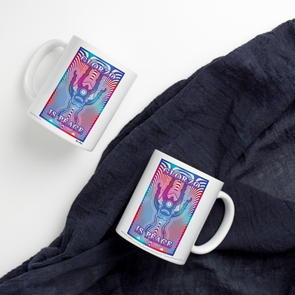 Rick and Morty (Glorzo is Peace) 11 oz Ceramic Mug WMUG1317