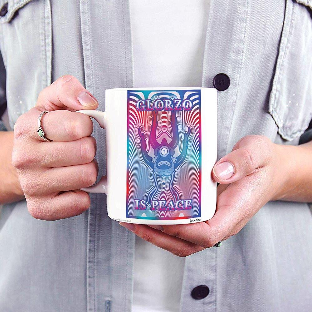 Rick and Morty (Glorzo is Peace) 11 oz Ceramic Mug WMUG1317