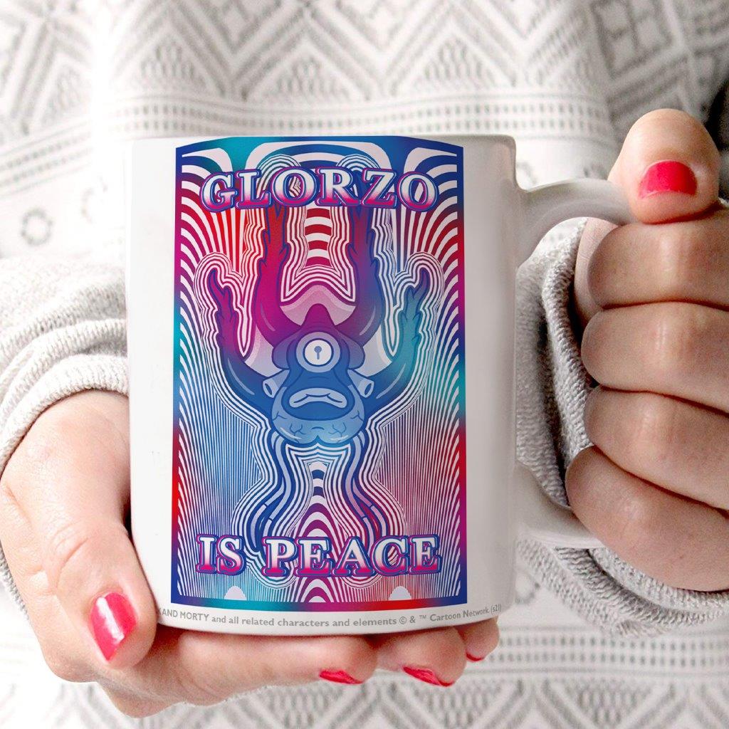 Rick and Morty (Glorzo is Peace) 11 oz Ceramic Mug WMUG1317