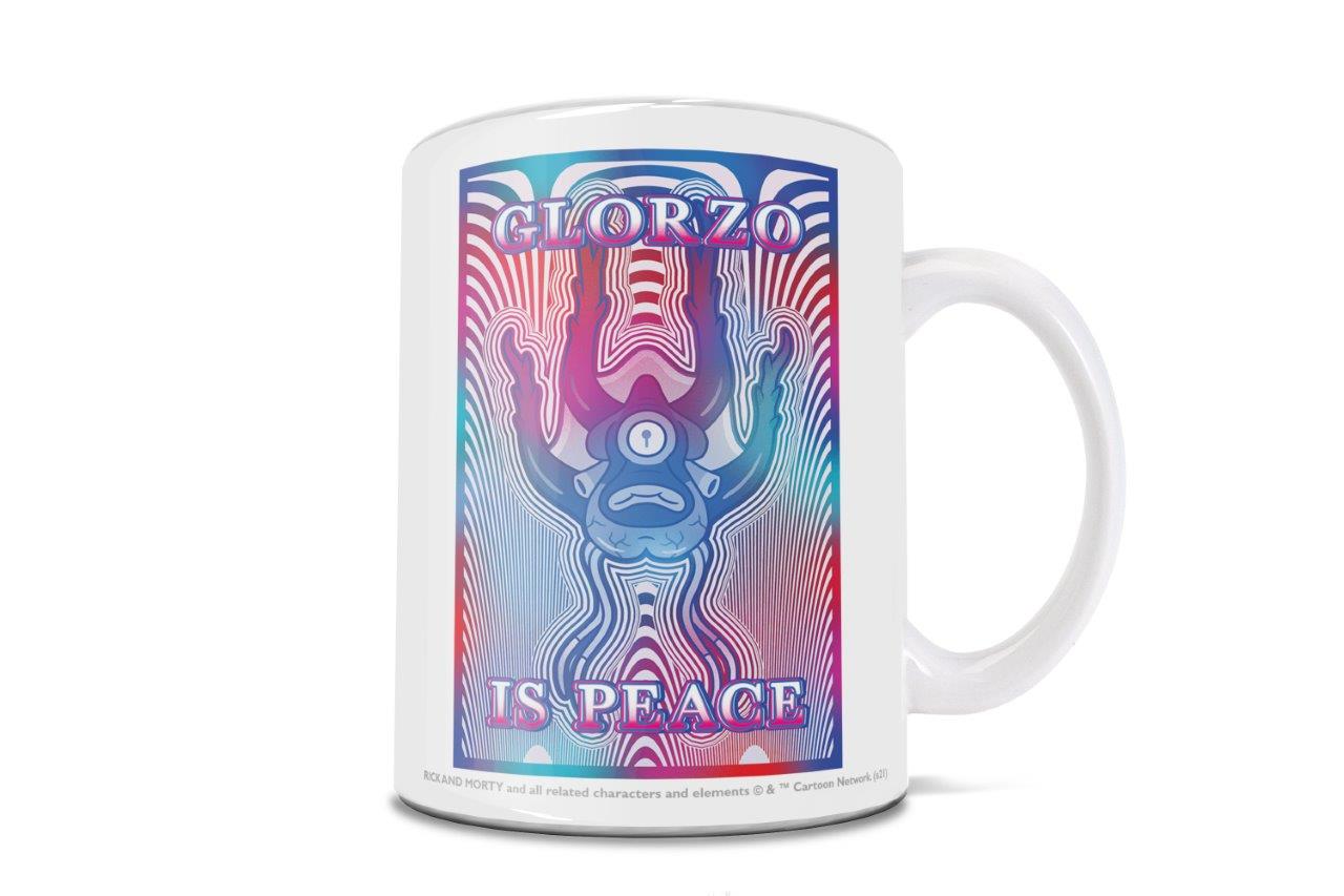 Rick and Morty (Glorzo is Peace) 11 oz Ceramic Mug WMUG1317