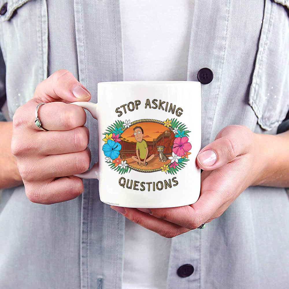 Rick and Morty (Stop Asking Questions) 11 oz Ceramic Mug WMUG1322