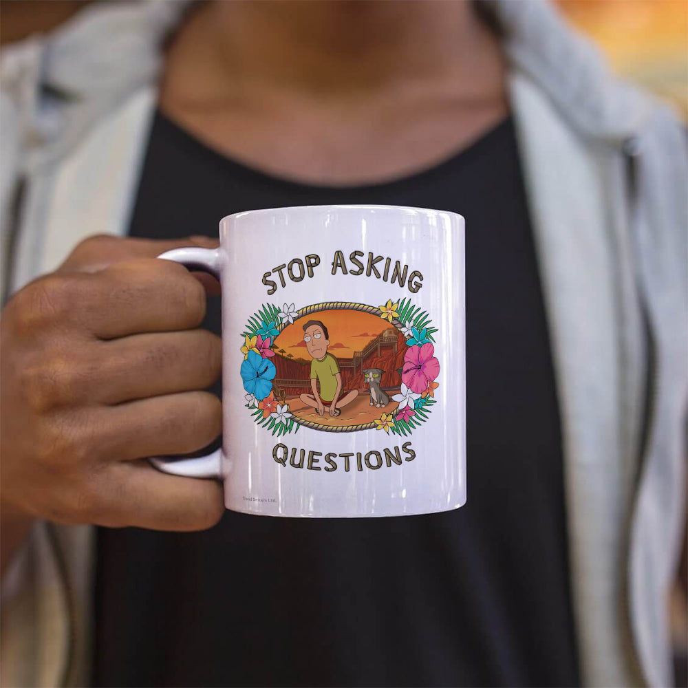 Rick and Morty (Stop Asking Questions) 11 oz Ceramic Mug WMUG1322