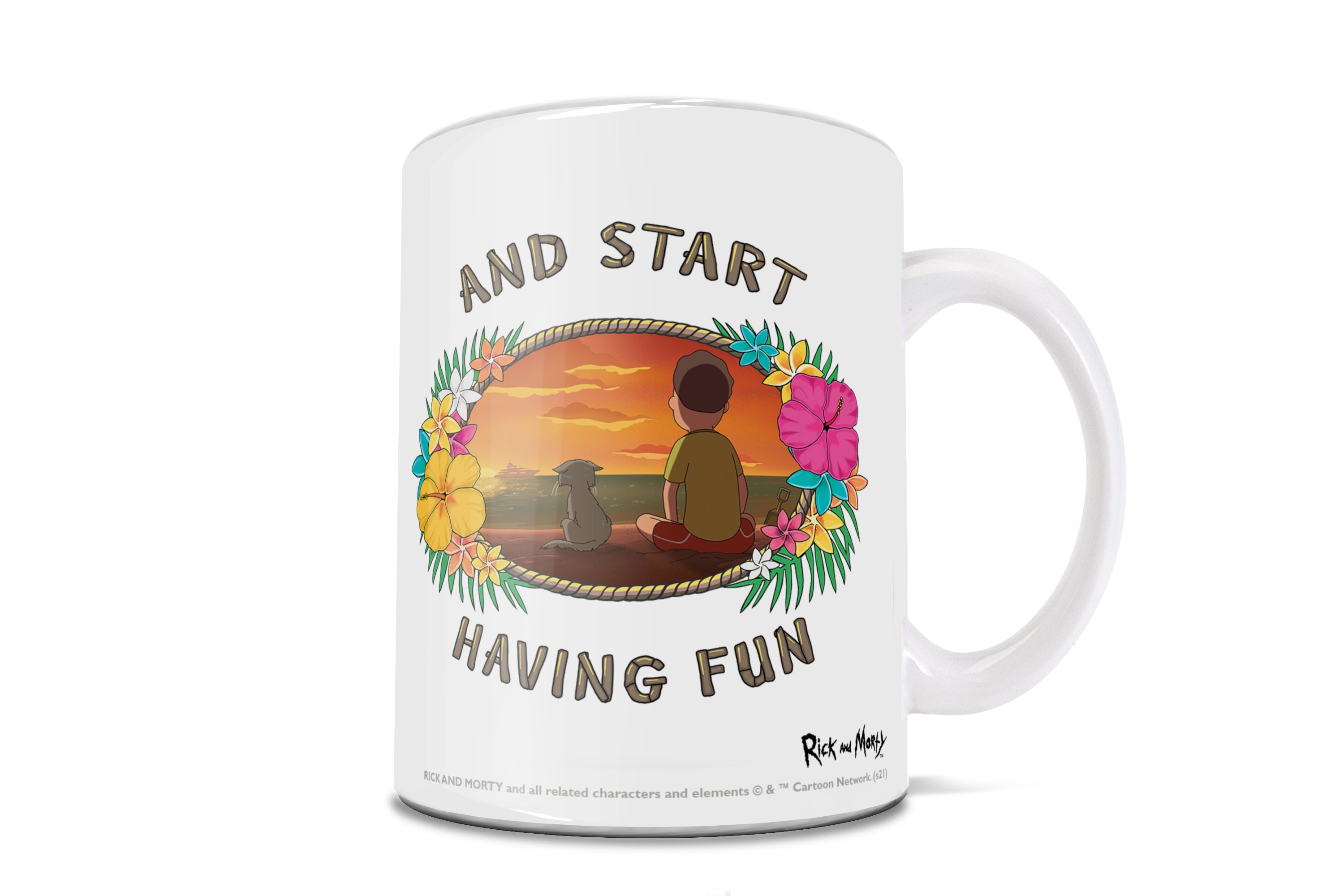 Rick and Morty (Stop Asking Questions) 11 oz Ceramic Mug WMUG1322