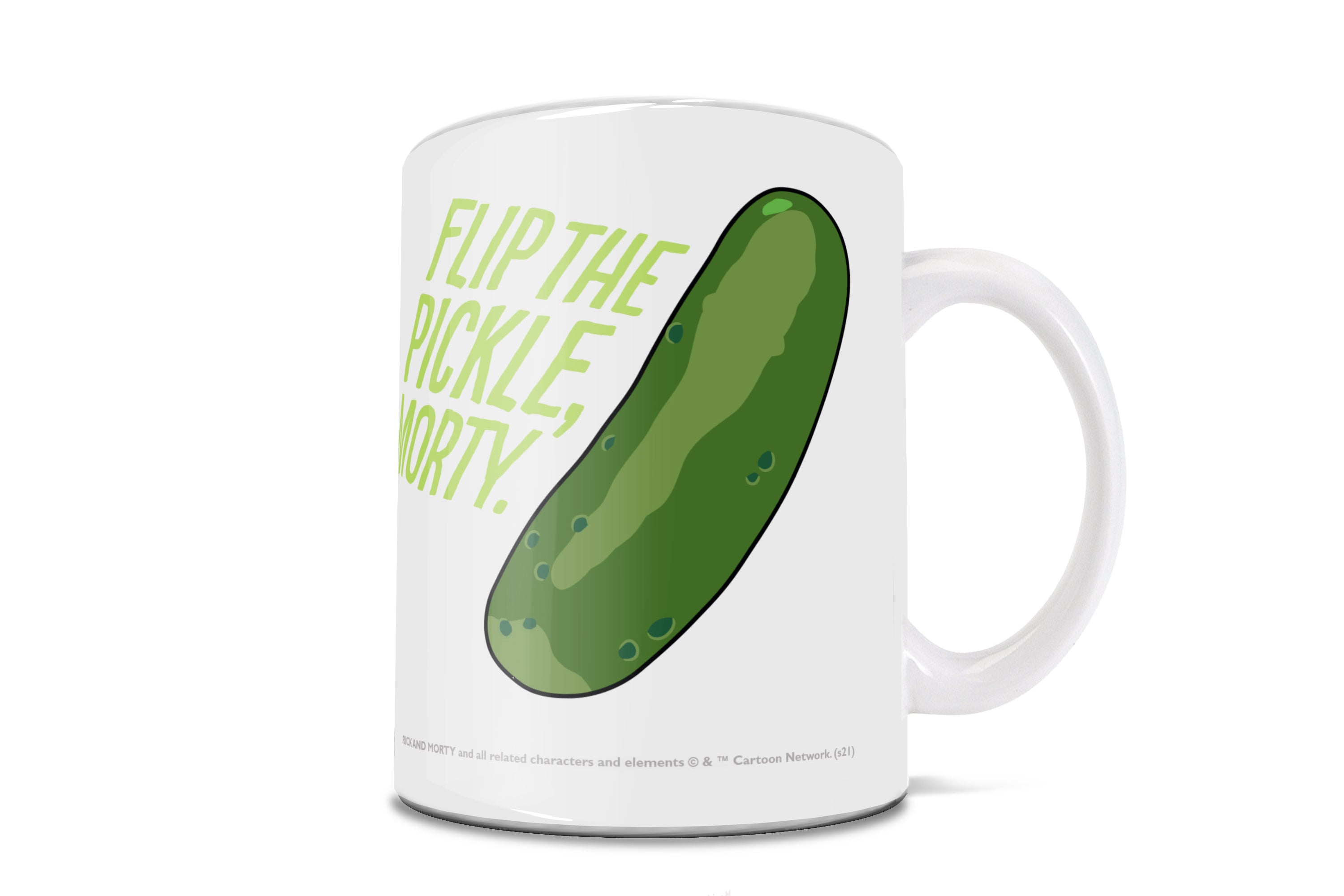 Rick and Morty (Flip The Pickle) 11 oz Ceramic Mug WMUG1337