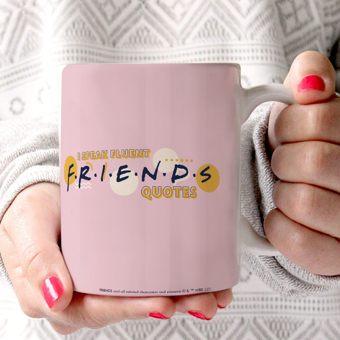 Friends: The Television Show (Outside Bad, Inside Good) 11 oz Ceramic Mug WMUG1338