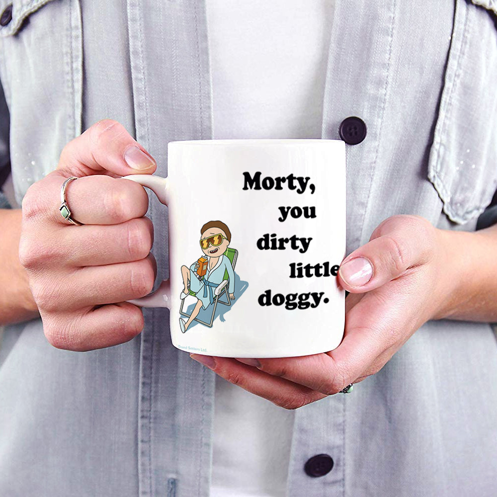 Rick and Morty (Dirty Little Doggy) 11 oz Ceramic Mug WMUG1349
