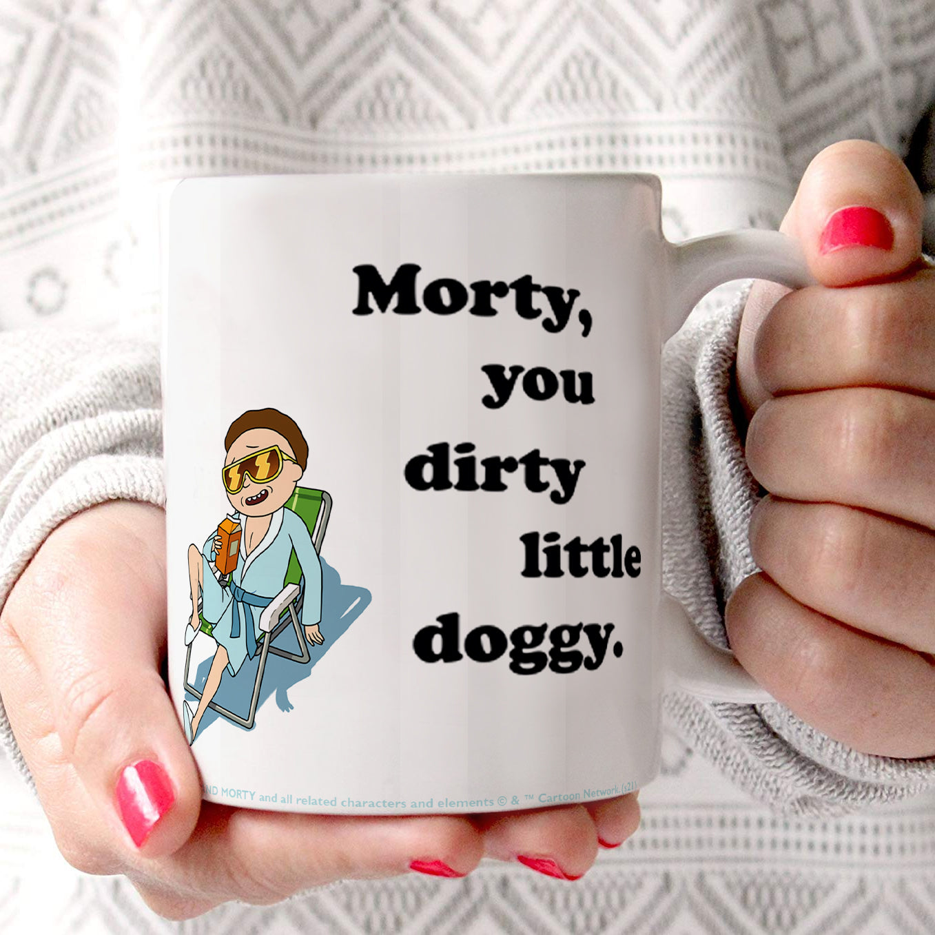 Rick and Morty (Dirty Little Doggy) 11 oz Ceramic Mug WMUG1349