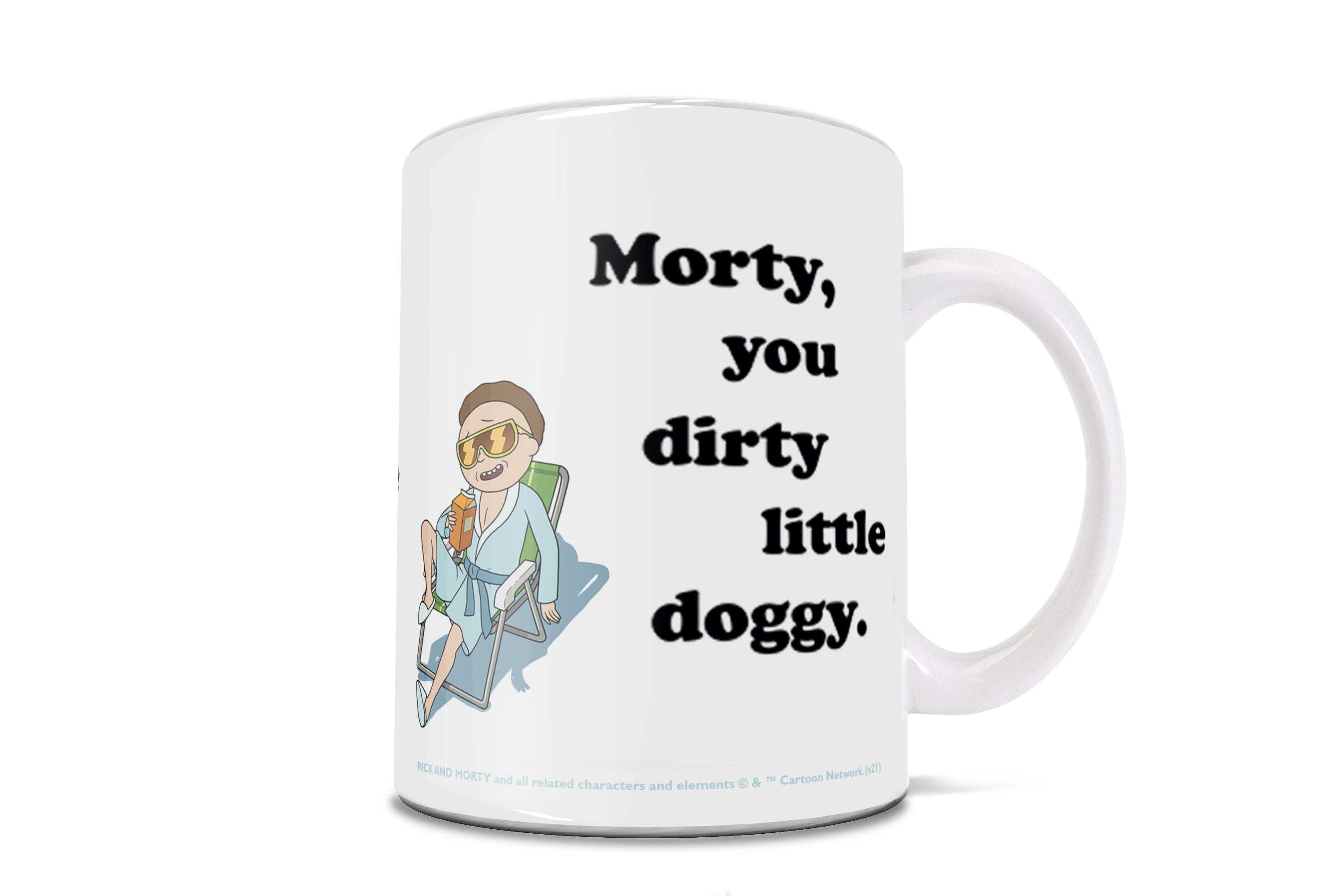 Rick and Morty (Dirty Little Doggy) 11 oz Ceramic Mug WMUG1349