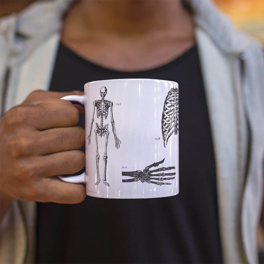 Halloween Collection (Skeleton Anatomy) 11 oz Ceramic Mug WMUG1365