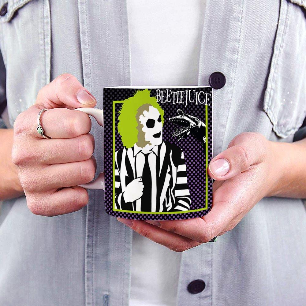 Beetlejuice (Dots) 11 Oz Ceramic Mug WMUG1377