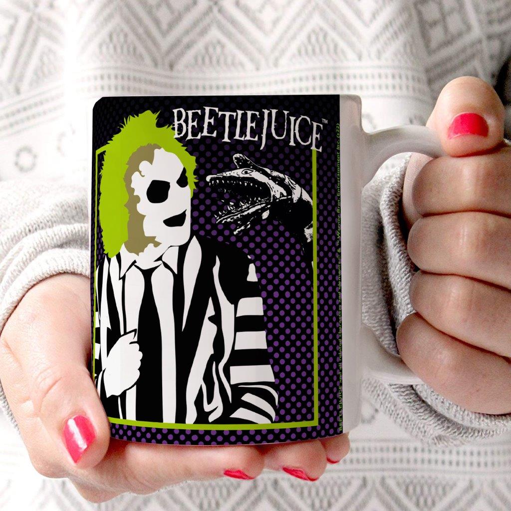 Beetlejuice (Dots) 11 Oz Ceramic Mug WMUG1377