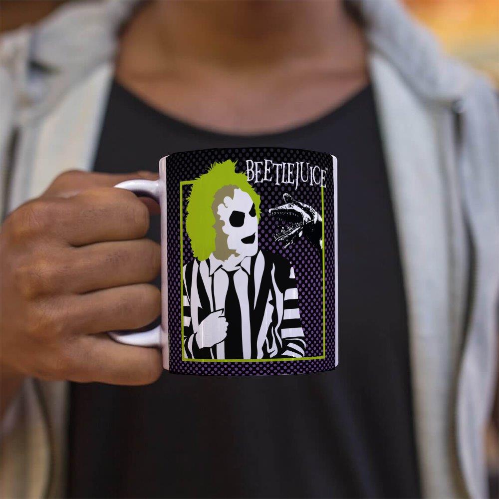 Beetlejuice (Dots) 11 Oz Ceramic Mug WMUG1377