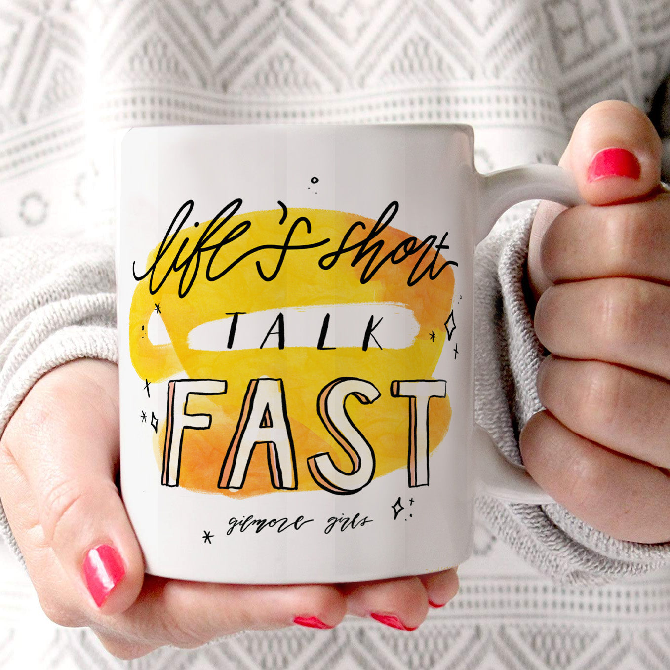 Gilmore Girls (Lifes Short Talk Fast) 11 oz Ceramic Mug WMUG1384