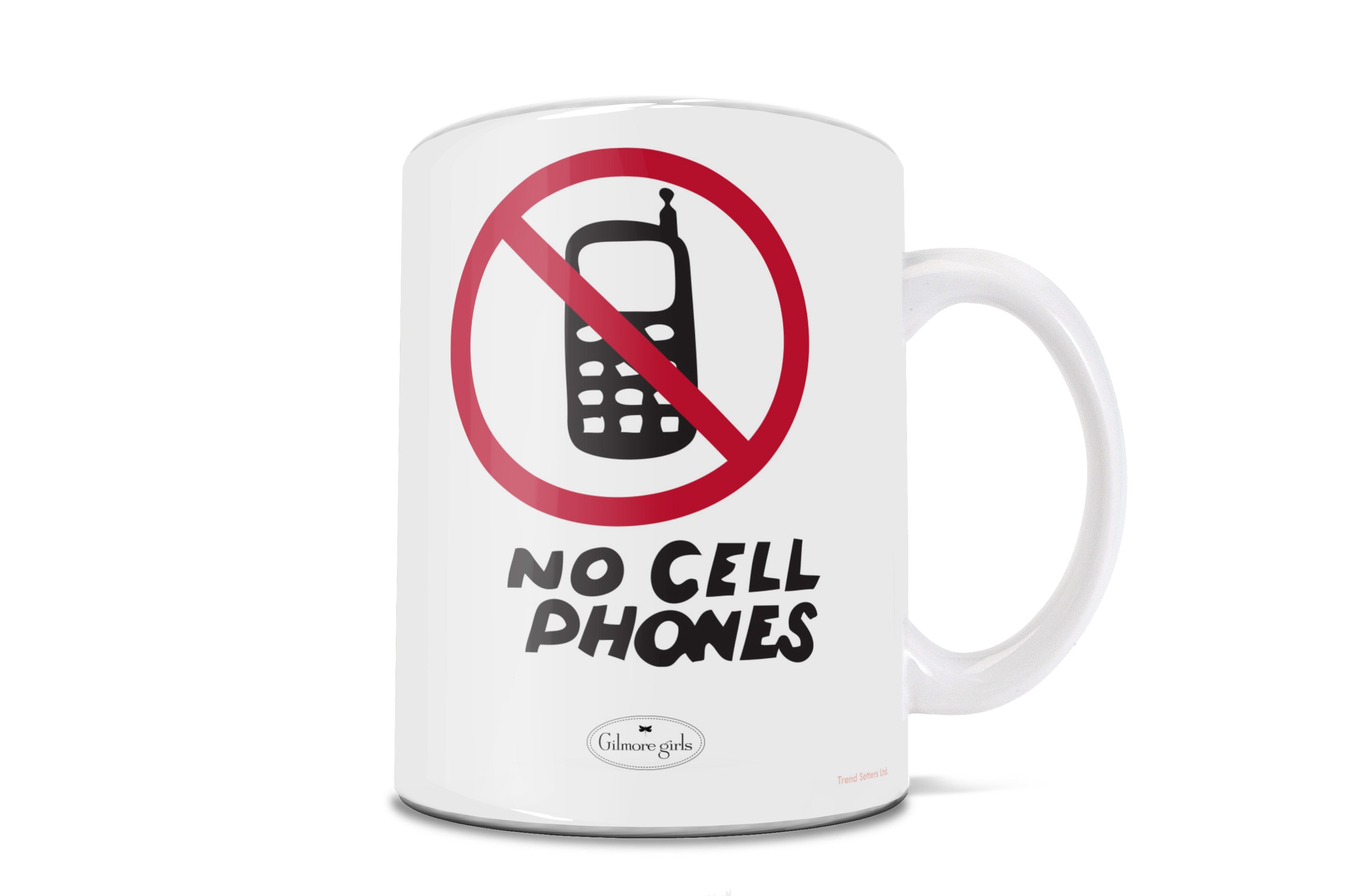 Gilmore Girls (No Cell Phones at Lukes) 11 oz Ceramic Mug WMUG1388