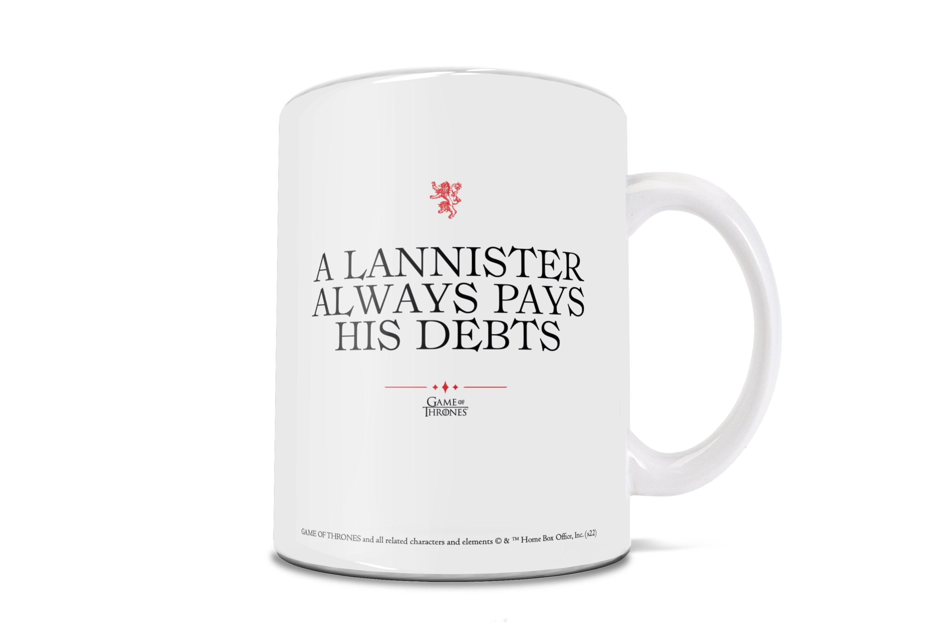 Game of Thrones (A Lannister Always Pays) 11 oz Ceramic Mug WMUG1430