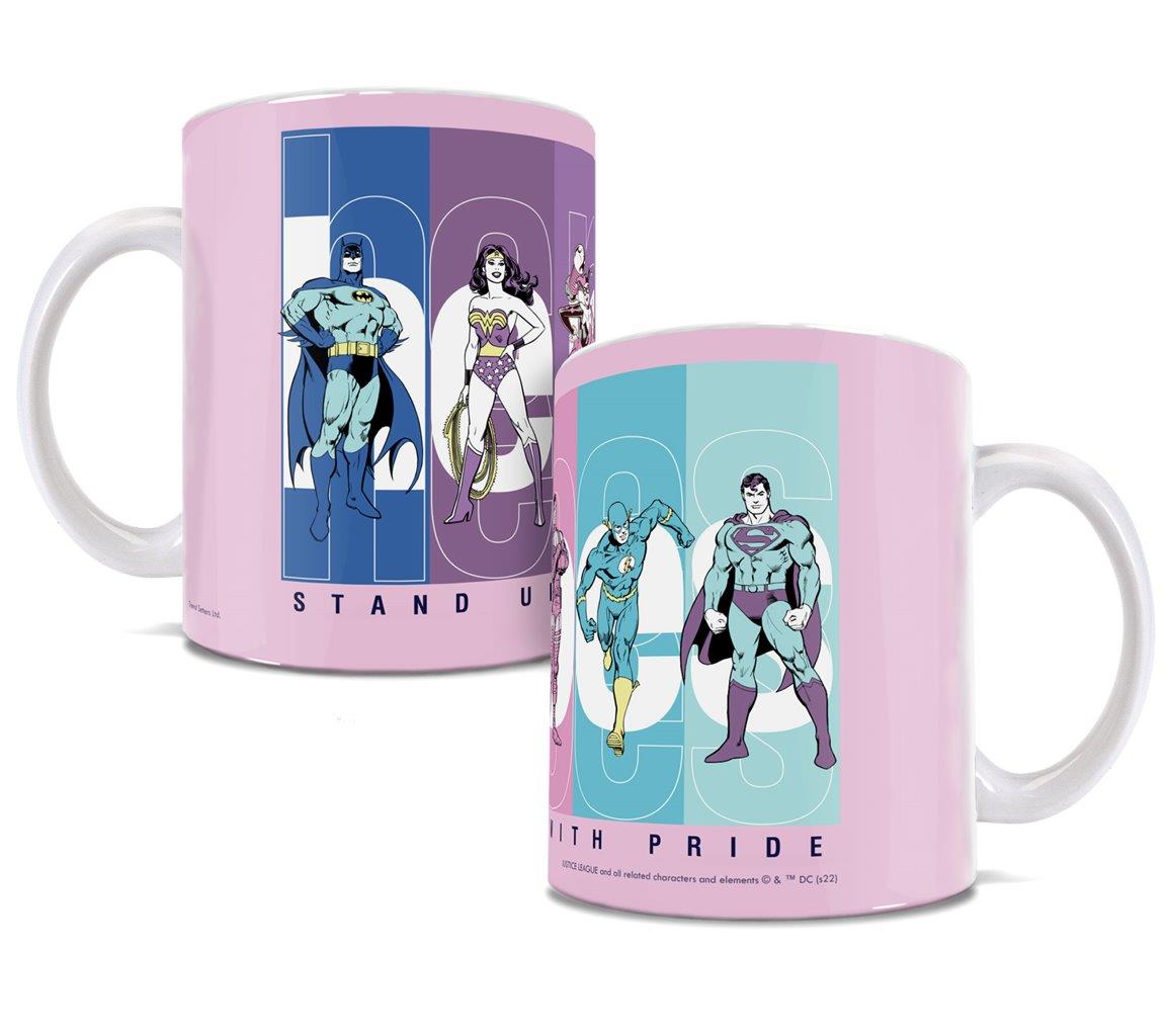 DC Comics (Justice League - Stand United with Pride) 11 oz Ceramic Mug WMUG1433