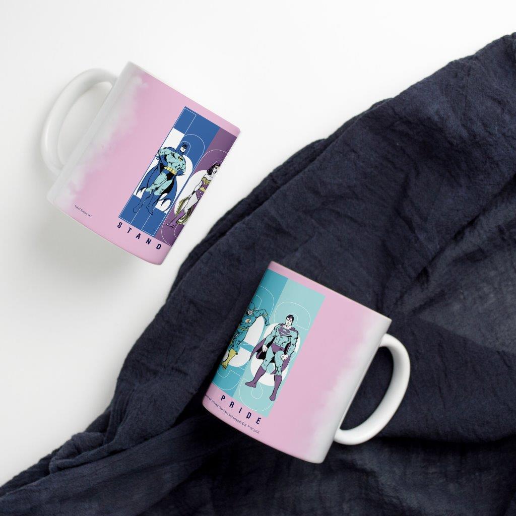 DC Comics (Justice League - Stand United with Pride) 11 oz Ceramic Mug WMUG1433