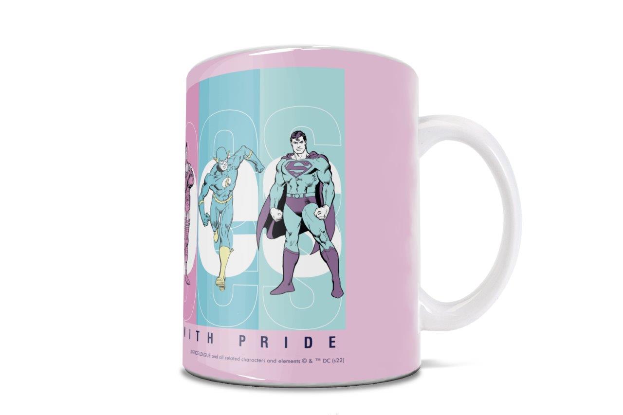 DC Comics (Justice League - Stand United with Pride) 11 oz Ceramic Mug WMUG1433