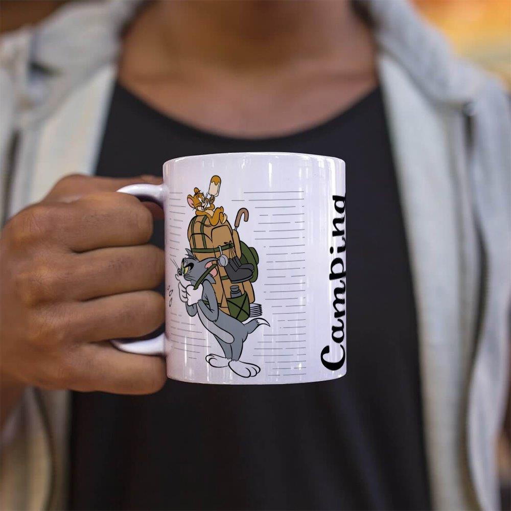 Tom and Jerry (Camping) 11 oz Ceramic Mug WMUG1450