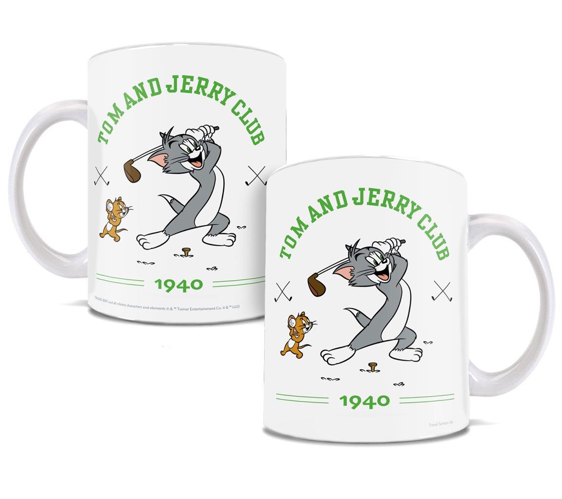 Tom and Jerry (Golfing) 11 oz Ceramic Mug WMUG1452