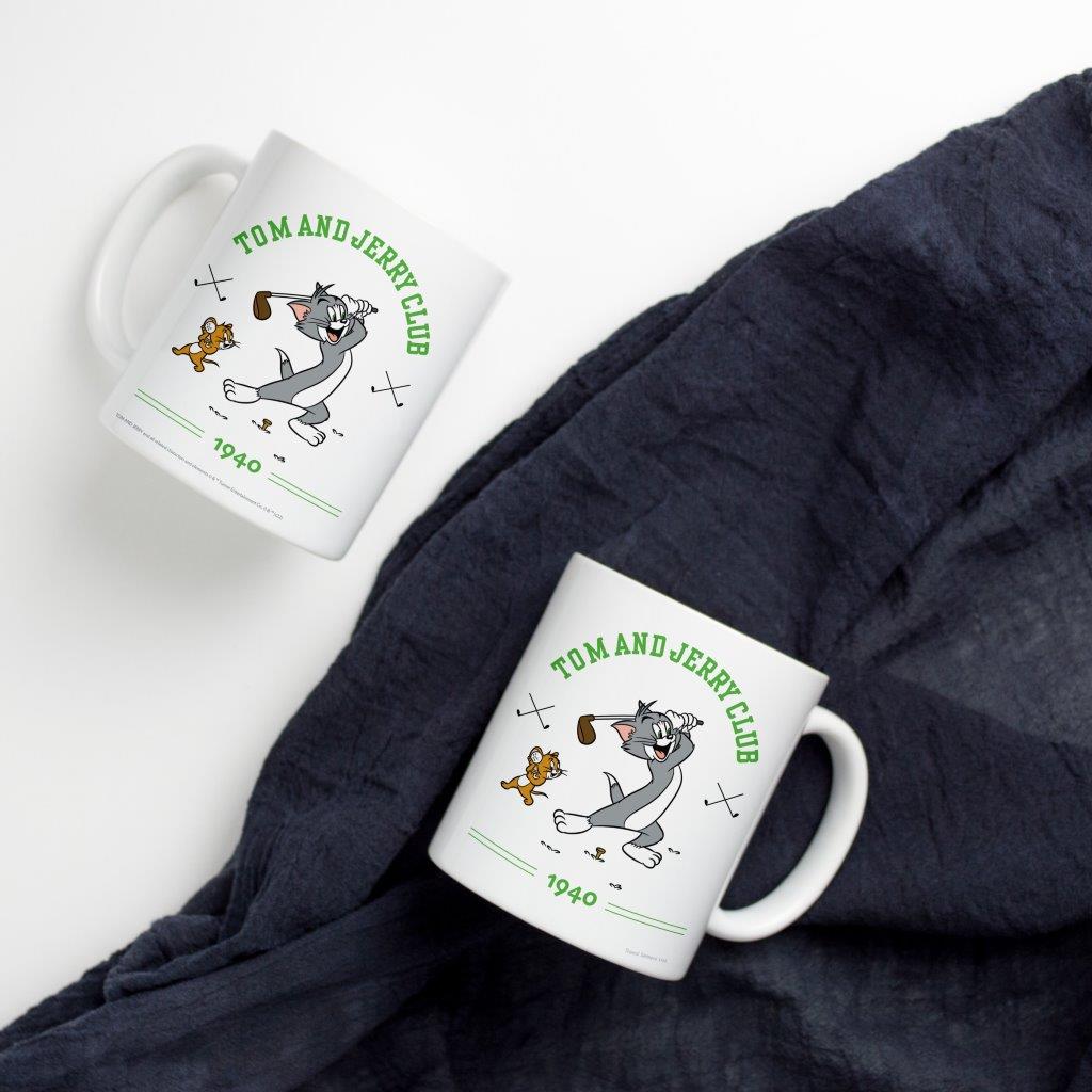 Tom and Jerry (Golfing) 11 oz Ceramic Mug WMUG1452