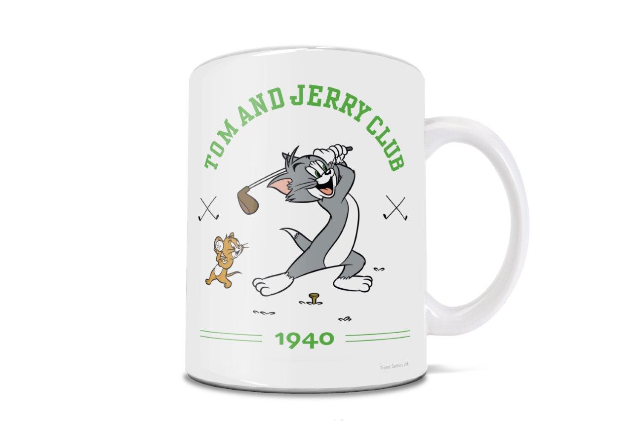 Tom and Jerry (Golfing) 11 oz Ceramic Mug WMUG1452