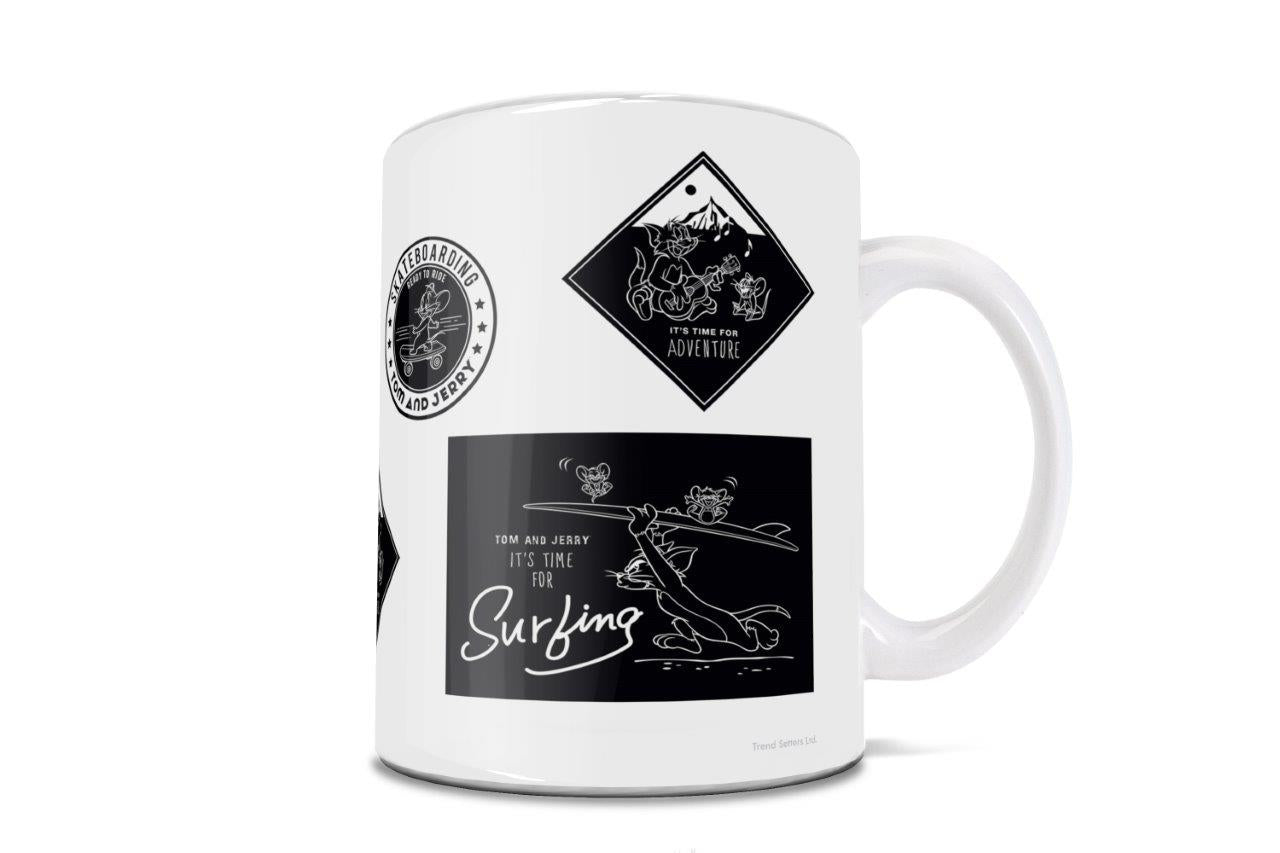 Tom and Jerry (Sport Badge) 11 oz Ceramic Mug WMUG1453