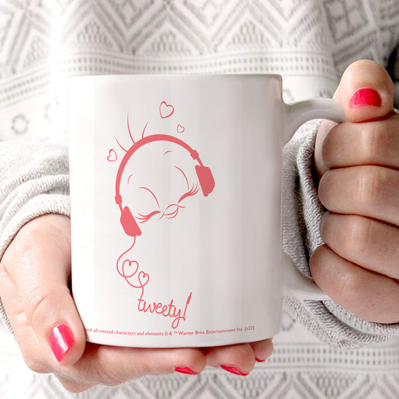 Looney Tunes (Tweety Bird - Headphones) 11 oz Ceramic Mug WMUG1454