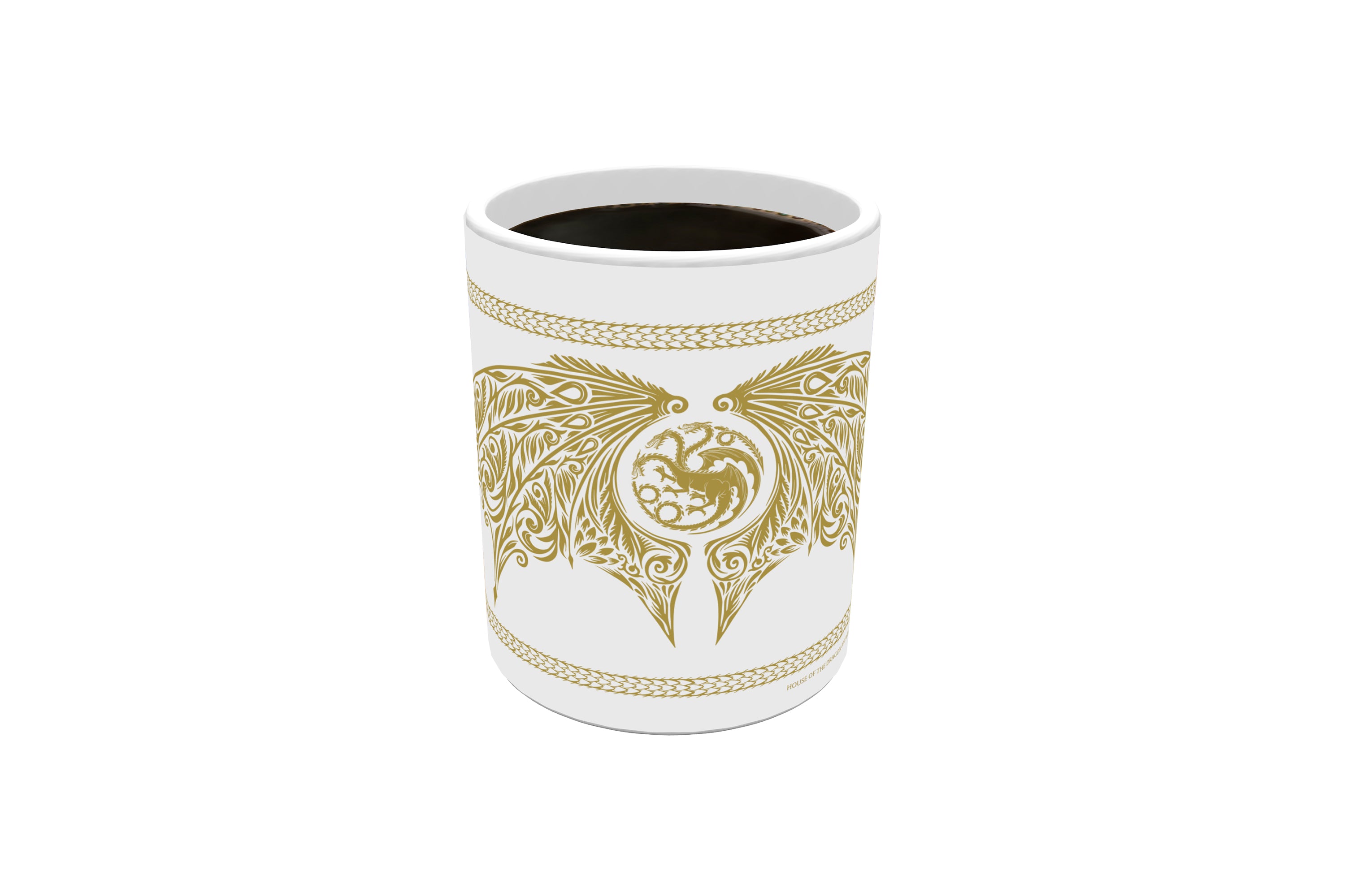 House of the Dragon (Gold Wings) 11 oz Ceramic Mug WMUG1489