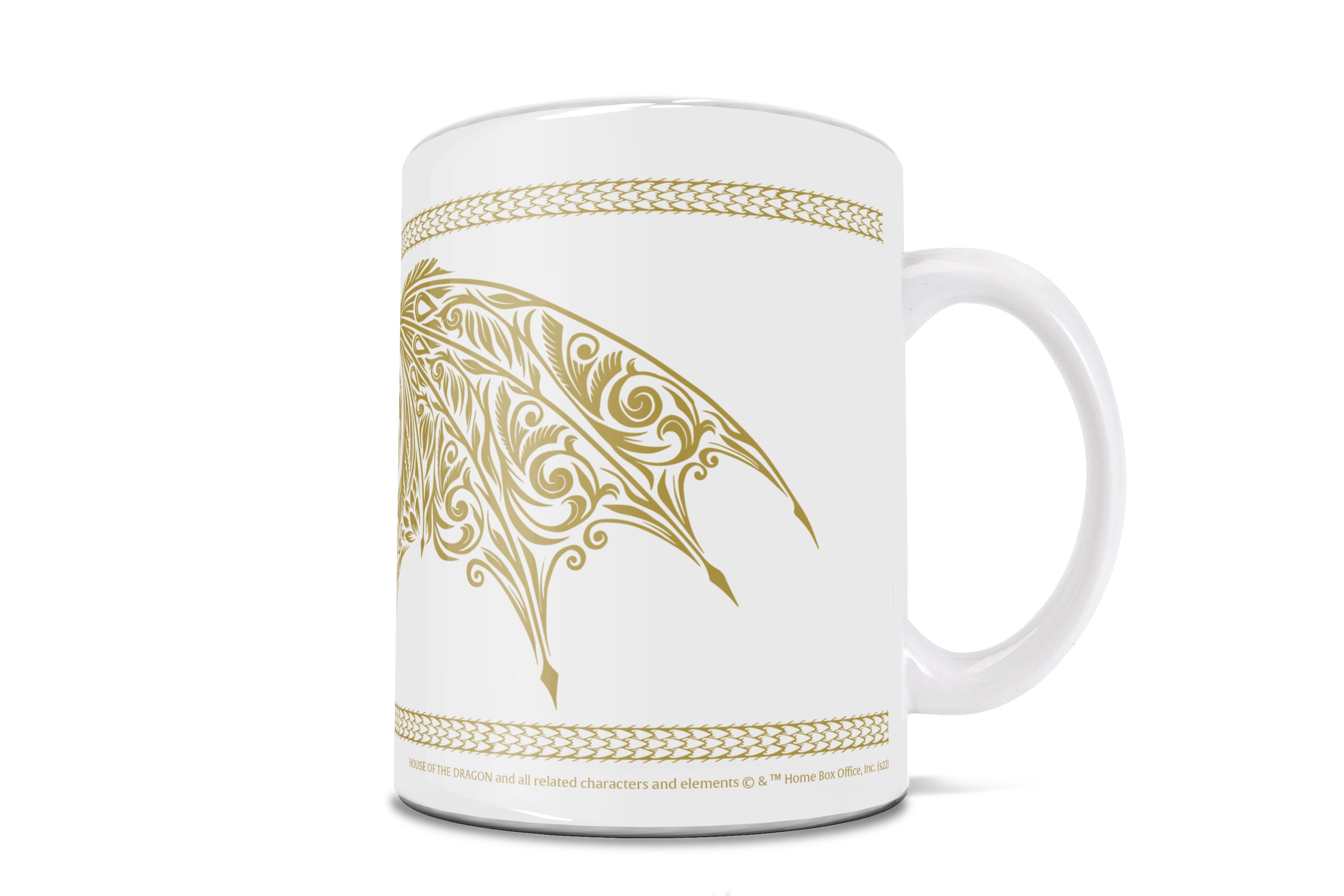 House of the Dragon (Gold Wings) 11 oz Ceramic Mug WMUG1489