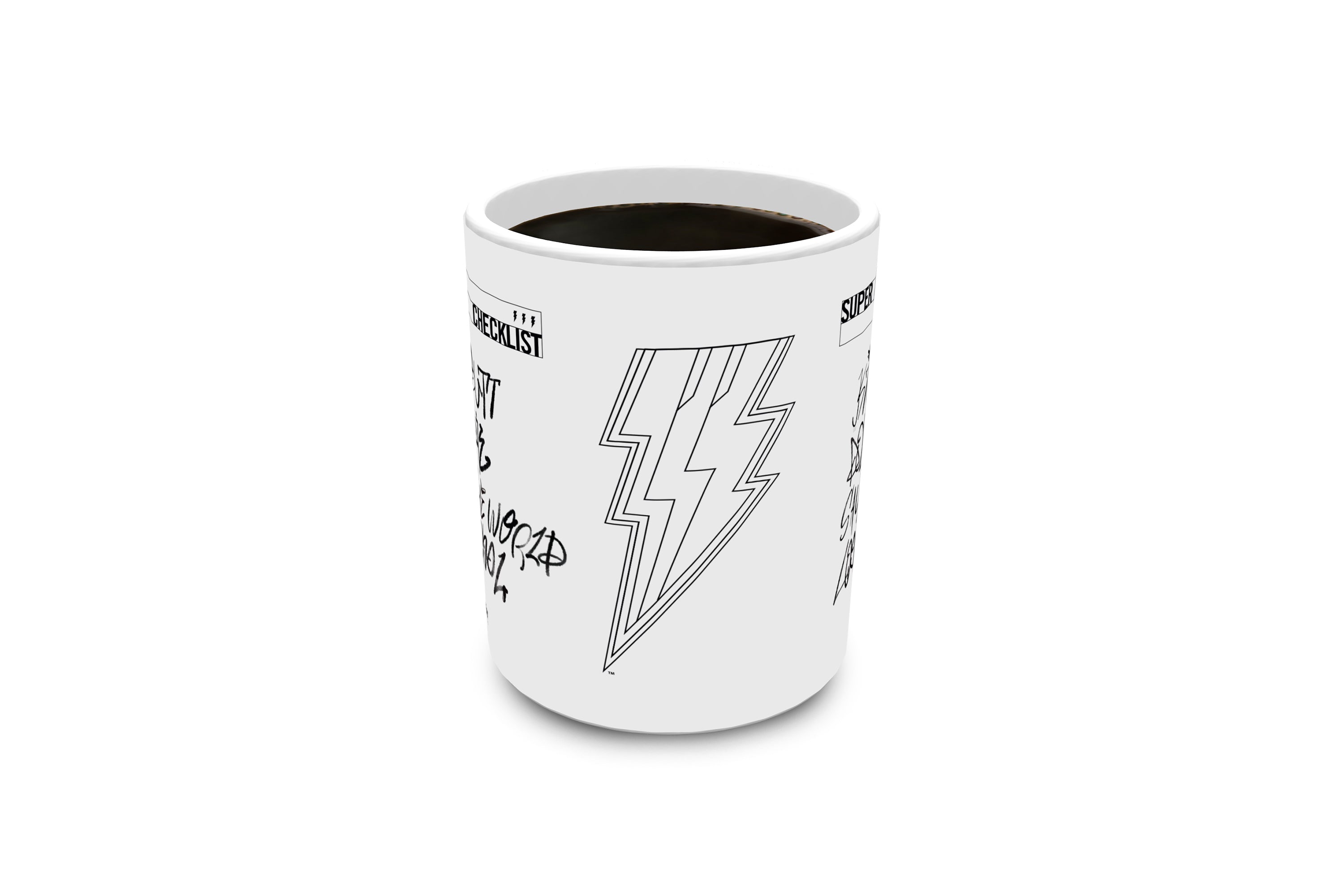 Shazam! Fury Of The Gods (Superhero Checklist) 11 oz Ceramic Mug WMUG1521