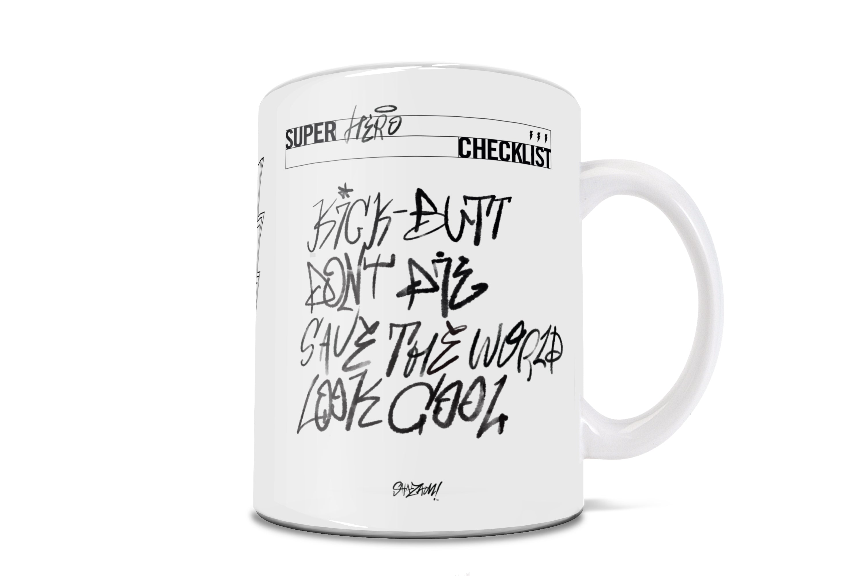 Shazam! Fury Of The Gods (Superhero Checklist) 11 oz Ceramic Mug WMUG1521